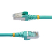 StarTech.com 7m CAT6a Ethernet Kabel, Aqua, Low Smoke Zero Halogen (LSZH), 10GbE 500MHz 100W PoE++ Snagless RJ-45 S/FTP Netwerk Patch Kabel met Trekontlasting, Fluke Tested/ETL