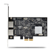 StarTech.com 2-Port 2.5Gbps NBASE-T PCIe Netwerkkaart, Intel I225-V, Dual-Port Computer Ethernet Adapter, Multi-Gigabit NIC, PCI Express Server LAN Kaart, Desktop Ethernet Interface