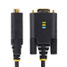 StarTech.com 3m USB naar Seriëel Adapter Kabel, COM Retention, Verwisselbare DB9 Schroeven/Moeren, USB-A naar RS232 DB9 Converter, FTDI IC, ESD Bescherming, Windows/macOS/Linux