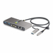 StarTech.com 2-Port USB-C Hub met Ethernet en RS-232, Geïntegreerde USB-C naar USB-A Dongle, 100W PD Pass-Through, 2x USB-A 5Gbps, Gigabit Ethernet, RS232 Serial (FTDI)