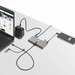 StarTech.com 2-Port USB-C Hub met Ethernet en RS-232, Geïntegreerde USB-C naar USB-A Dongle, 100W PD Pass-Through, 2x USB-A 5Gbps, Gigabit Ethernet, RS232 Serial (FTDI)