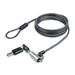 StarTech.com NANOK-LAPTOP-LOCK kabelslot Zwart, Zilver 2 m