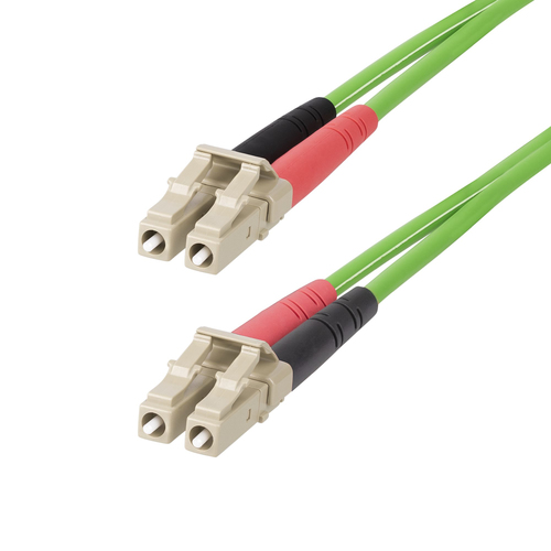 StarTech.com 7m LC naar LC (UPC) OM5 Multimode Glasvezelkabel, 50/125µm Duplex LOMMF/VCSEL Zipcord Fiber, 40G/100G Netwerken, Buigbestendig, Low Insertion Loss, LSZH Fiber Patchkabel