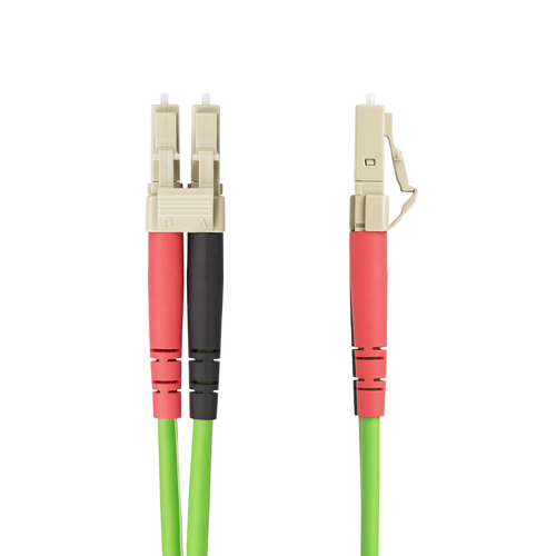 StarTech.com 7m LC naar LC (UPC) OM5 Multimode Glasvezelkabel, 50/125µm Duplex LOMMF/VCSEL Zipcord Fiber, 40G/100G Netwerken, Buigbestendig, Low Insertion Loss, LSZH Fiber Patchkabel
