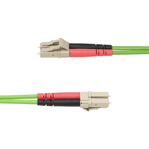 StarTech.com 7m LC naar LC (UPC) OM5 Multimode Glasvezelkabel, 50/125µm Duplex LOMMF/VCSEL Zipcord Fiber, 40G/100G Netwerken, Buigbestendig, Low Insertion Loss, LSZH Fiber Patchkabel