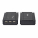 StarTech.com DisplayPort KVM Extender over Glasvezel, 4K 60Hz, KVM Console Extender Kit, Tot 300m (Multi-mode) met Voorgeïnstalleerde SFP+ modules, 3x USB HID