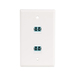 StarTech.com DMFKSLCLCCOUPLER glasvezeladapter LC 1 stuk(s) Wit