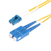 StarTech.com 2m LC naar SC (UPC) OS2 Single Mode Duplex Glasvezel Kabel, 9/125µm, Laser Optimized, 100G, Flexibel Buigen, Low Insertion Loss, LSZH Fiber Patchkabel