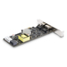 StarTech.com 2-Port 2.5Gbps NBASE-T PoE Netwerkkaart, Dual Intel I225-V, 802.3af/at PoE+ Multi-Gigabit NIC, PCI Express Server LAN Kaart, LP4/8-Pin PCIe-Powered