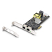 StarTech.com 2-Port 2.5Gbps NBASE-T PoE Netwerkkaart, Dual Intel I225-V, 802.3af/at PoE+ Multi-Gigabit NIC, PCI Express Server LAN Kaart, LP4/8-Pin PCIe-Powered