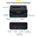 StarTech.com M.2 NVMe naar 2.5"/3.5" SATA Drive Duplicator, Dual Bay Standalone SSD Cloner/Copier en Drive Dock, Bidirectionele NVMe naar SATA / SATA naar NVMe Copier, Tot 27GB/min, SATA III, USB 10Gbps
