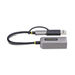 StarTech.com 2.5GbE USB-C naar Ethernet Adapter met USB-A Converter, NBASE-T NIC, USB 3.0 Type-C 2.5/1G Multi Speed Netwerk, Thunderbolt Compatibel, Windows & Mac