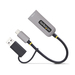 StarTech.com 2.5GbE USB-C naar Ethernet Adapter met USB-A Converter, NBASE-T NIC, USB 3.0 Type-C 2.5/1G Multi Speed Netwerk, Thunderbolt Compatibel, Windows & Mac