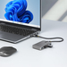 StarTech.com 5G4AC-USB-A-HUB interface hub USB 3.2 Gen 1 (3.1 Gen 1) Type-A 5000 Mbit/s Grijs