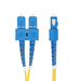 StarTech.com 2m SC naar SC (UPC) OS2 Single Mode Duplex Glasvezel Kabel, 9/125µm, Laser Optimized, 40G/100G, Flexibel Buigen, Low Insertion Loss, LSZH Fiber Patchkabel
