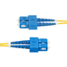 StarTech.com 2m SC naar SC (UPC) OS2 Single Mode Duplex Glasvezel Kabel, 9/125µm, Laser Optimized, 40G/100G, Flexibel Buigen, Low Insertion Loss, LSZH Fiber Patchkabel