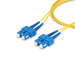 StarTech.com 2m SC naar SC (UPC) OS2 Single Mode Duplex Glasvezel Kabel, 9/125µm, Laser Optimized, 40G/100G, Flexibel Buigen, Low Insertion Loss, LSZH Fiber Patchkabel