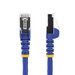 StarTech.com 50cm CAT8 Netwerkkabel, Blauw, Snagless RJ45, 25G/40G, 2000MHz, 100W PoE++, S/FTP, 26AWG 100% Pure Koperdraad, LSZH, Shielded Ethernet Kabel met Trekontlasting, Fluke Channel Getest
