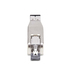 StarTech.com Gigabit Glasvezel naar RJ45 Ethernet Media Converter Dongle, Optical Singlemode 10km/Multimode 800m, PoE Voeding, Compact Ontwerp, Stalen Behuizing, Micro Mini, TAA
