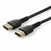 StarTech.com 1,5m Premium Gecertificeerde HDMI 2.0 Kabel met Ethernet, Duurzame High Speed UHD 4K 60Hz, HDR10, Rugged M/M HDMI Kabel met Aramidevezel, TPE, Ultra HD Monitors, TVs & Displays
