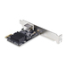 StarTech.com 1-Port 5G Gigabit PCIe Ethernet Adapter Kaart, 5G/2.5G/1G/100M/10M PCI Express Netwerkkaart, Realtek RTL8126, Windows en Linux, TAA Compliant
