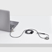 StarTech.com 2m Universeel Laptop Kabelslot, Security Kabel met Vooraf Ingesteld Combinatieslot, Compatibel met Noble Wedge&reg;/Nano/K-Slot, Cijferslot zonder Sleutel, TAA