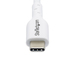 StarTech.com 2m USB-C Laadkabel, Wit, USB C Kabel, USB 2.0 Type-C Laptop Oplaadkabel, 60W 3A Power Delivery, TPE Mantel, USB-C Data Transfer Kabel, M/M