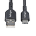 StarTech.com 2m USB-A naar USB-C Laadkabel, USB-A naar Type-C Oplaadkabel, 3A Fast Charge, USB 2.0 Data Transfer Kabel, TPE Mantel, M/M