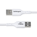 StarTech.com 2m USB-A naar USB-C Laadkabel, Wit, USB-A naar Type-C Oplaadkabel, 3A Fast Charge, USB 2.0 Data Transfer Kabel, TPE Mantel, M/M