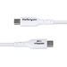 StarTech.com 2m USB-A naar USB-C Laadkabel, Wit, USB-A naar Type-C Oplaadkabel, 3A Fast Charge, USB 2.0 Data Transfer Kabel, TPE Mantel, M/M