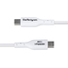 StarTech.com 1m USB-A naar USB-C Laadkabel, USB-A naar USB Type-C Oplaadkabel, Opladen & Synchroniseren, 3A Fast Charge, USB 2.0 Data Transfer Kabel, TPE Mantel, Wit