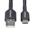 StarTech.com 4m USB-A naar USB-C Laadkabel, USB-A naar USB Type-C Oplaadkabel, Opladen & Synchroniseren, Fast Charge 3A, USB 2.0 Data Transfer Kabel, TPE Mantel, Zwart
