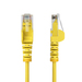 StarTech.com 1,5m Dunne CAT6 Ethernet Kabel, Geel, Snagless, 100W PoE, UTP, LSZH, 28AWG Pure Koperdraad, Slim RJ45 Netwerk Patchkabel met Trekontlasting, Fluke Getest