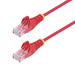 StarTech.com 5m Dunne CAT6 Ethernet Kabel, Rood, Snagless, 100W PoE, UTP, LSZH, 28AWG Pure Koperdraad, Slim RJ45 Netwerk Patchkabel met Trekontlasting, Fluke Getest