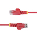 StarTech.com 5m Dunne CAT6 Ethernet Kabel, Rood, Snagless, 100W PoE, UTP, LSZH, 28AWG Pure Koperdraad, Slim RJ45 Netwerk Patchkabel met Trekontlasting, Fluke Getest
