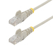 StarTech.com 7m Dunne CAT6 Ethernet Kabel, Grijs, Snagless, 100W PoE, UTP, LSZH, 28AWG Pure Koperdraad, Slim RJ45 Netwerk Patchkabel met Trekontlasting, Fluke Getest