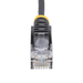 StarTech.com 10m Dunne CAT6 Ethernet Kabel, Zwart, Snagless, 100W PoE, UTP, LSZH, 28AWG Pure Koperdraad, Slim RJ45 Netwerk Patchkabel met Trekontlasting, Fluke Getest