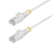 StarTech.com 15m Dunne CAT6 Ethernet Kabel, Wit, Snagless, 100W PoE, UTP, LSZH, 28AWG Pure Koperdraad, Slim RJ45 Netwerk Patchkabel met Trekontlasting, Fluke Getest