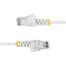 StarTech.com 15m Dunne CAT6 Ethernet Kabel, Wit, Snagless, 100W PoE, UTP, LSZH, 28AWG Pure Koperdraad, Slim RJ45 Netwerk Patchkabel met Trekontlasting, Fluke Getest