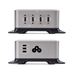 StarTech.com 4-Port Multi-Device USB-C Oplader, Totaal 240W, Single Port 140W EPR, PD 3.1, Poorten met Schroefvergrendeling, Ideaal voor Vergaderzalen, Incl Montagebeugel