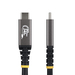 StarTech.com 1m USB4 Kabel, 80Gbps, USB-IF Gecertificeerde USB-C Kabel, 240W PD, 8K 120Hz/4K 240Hz, DP2.1, DP80, Thunderbolt 4 Compatibel, USB Type-C Kabel