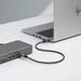 StarTech.com 1m USB4 Kabel, 80Gbps, USB-IF Gecertificeerde USB-C Kabel, 240W PD, 8K 120Hz/4K 240Hz, DP2.1, DP80, Thunderbolt 4 Compatibel, USB Type-C Kabel