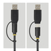 StarTech.com USB-C/USB-A naar M.2 NVMe en 2.5in/3.5in SATA Adapter, 10Gbps, Tool-Free Externe SSD Hard Drive Lezer, B+M/M-Key