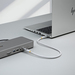 StarTech.com 1m USB4 Kabel, 80Gbps, USB-IF Gecertificeerde USB-C Kabel, 240W PD, 8K 120Hz/4K 240Hz DP2.1 DP80, Thunderbolt 4 Compatibel, Wit