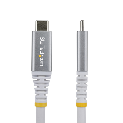 StarTech.com 3m USB4 Kabel, 20Gbps, USB-IF Gecertificeerde USB-C Kabel, 60W PD, 4K 120Hz DP 2.1, TPE Mantel, USB Type-C Kabel, Wit