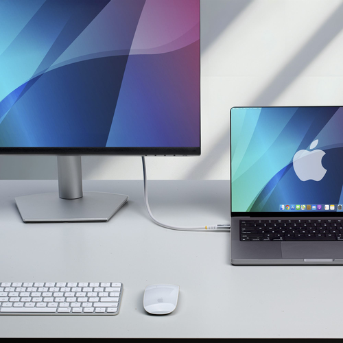 StarTech.com 3m USB4 Kabel, 20Gbps, USB-IF Gecertificeerde USB-C Kabel, 60W PD, 4K 120Hz DP 2.1, TPE Mantel, USB Type-C Kabel, Wit