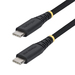 StarTech.com 1m USB-C Laadkabel, 60W (3A) PD, Dual-Layer Gevlochten Nylon/TPE Mantel, Robuuste USB Type-C Oplaadkabel, USB 2.0 Fast Charge Kabel