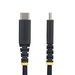 StarTech.com 1m USB-C Laadkabel, 60W (3A) PD, Dual-Layer Gevlochten Nylon/TPE Mantel, Robuuste USB Type-C Oplaadkabel, USB 2.0 Fast Charge Kabel