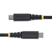 StarTech.com 1m USB-C Laadkabel, 60W (3A) PD, Dual-Layer Gevlochten Nylon/TPE Mantel, Robuuste USB Type-C Oplaadkabel, USB 2.0 Fast Charge Kabel