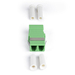 StarTech.com LC naar LC Coupler, 10 Stuks, OS2 Single Mode SC Footprint LC Glasvezel Koppelstuk zonder Flens, LC/APC Duplex Adapter